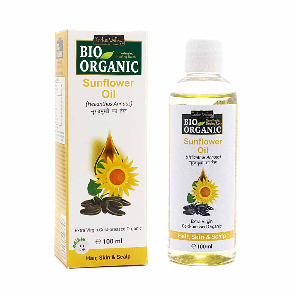 Indus Valley  Pure & Organic Sunflower Carrier Oil 