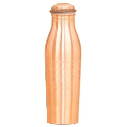 Isha Life Copper Water Bottle Engraved with Yogeshwaraya Chant -  950 ml