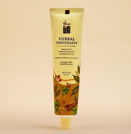 Isha Life Herbal Toothpaste Paraben Fluoride SLS and SLES Free