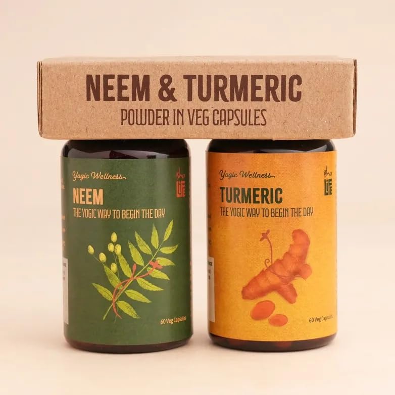 Isha Life Neem and Turmeric  Capsules