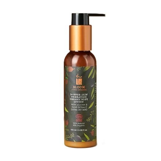 Isha Life Skin Hydrating Organic Body Lotion With Jojoba Olive Extract