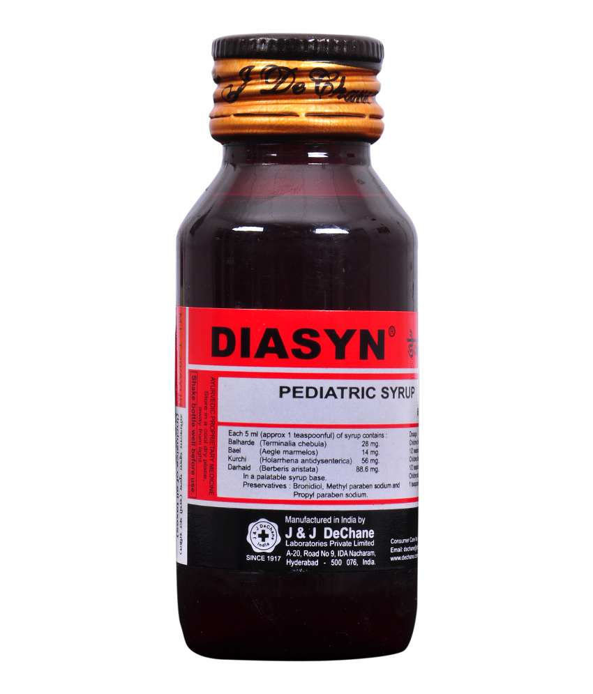 J And J Dechane Ayurvedic Diasyn Syrup 