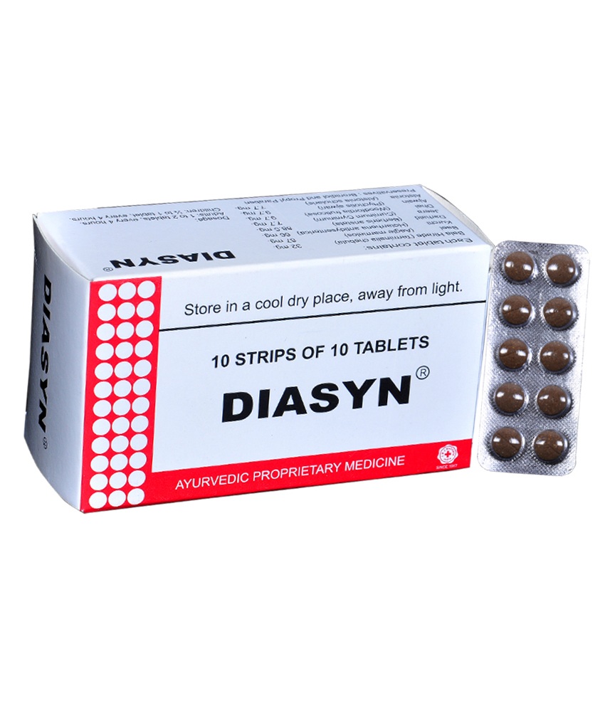 J And J Dechane Ayurvedic Diasyn Tablets 