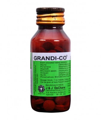 J And J Dechane Ayurvedic Grandi Co Tablets 