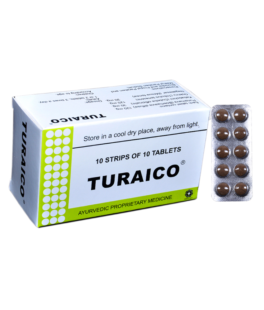 J And J Dechane Ayurvedic Turaico Tablets 