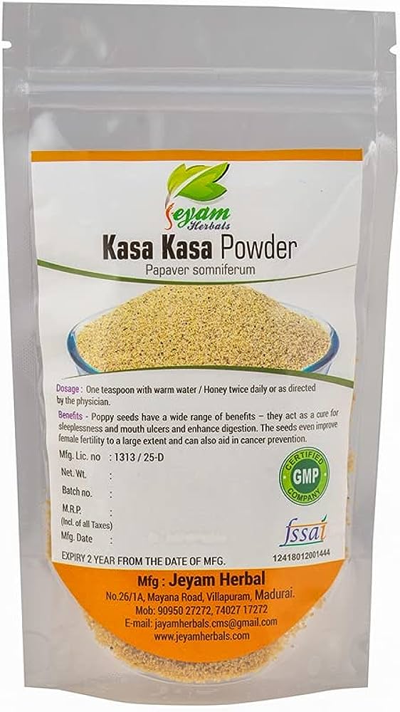 Jeyam Herbal Kasakasa Powder