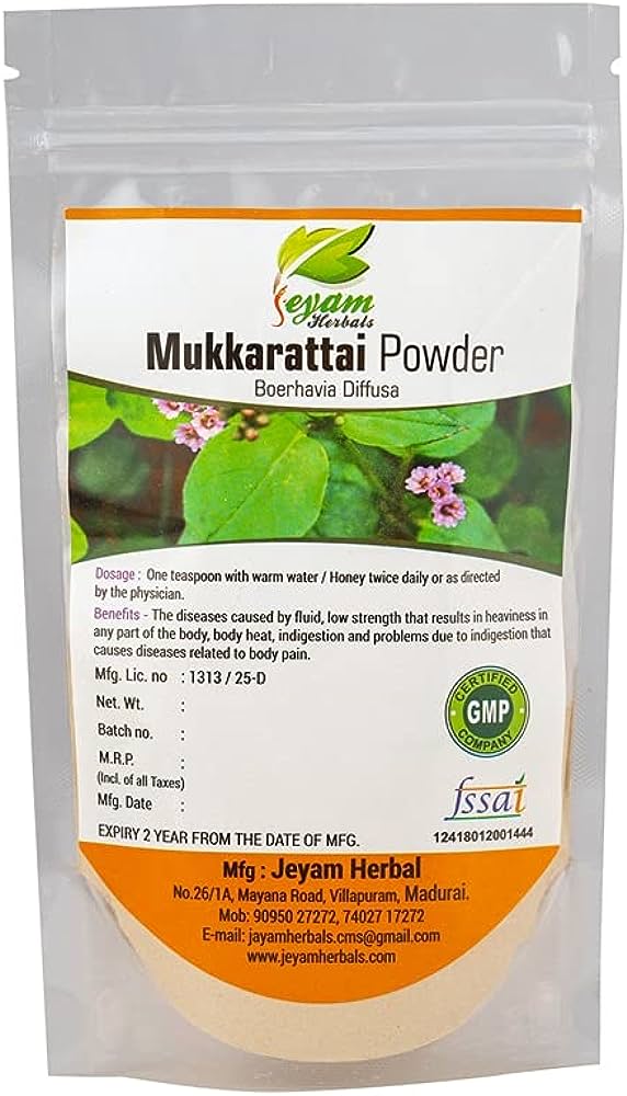 Jeyam Herbal Mukkarattai Powder