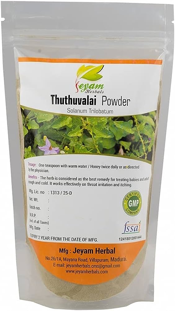 Jeyam Herbal Thuthuvalai Powder