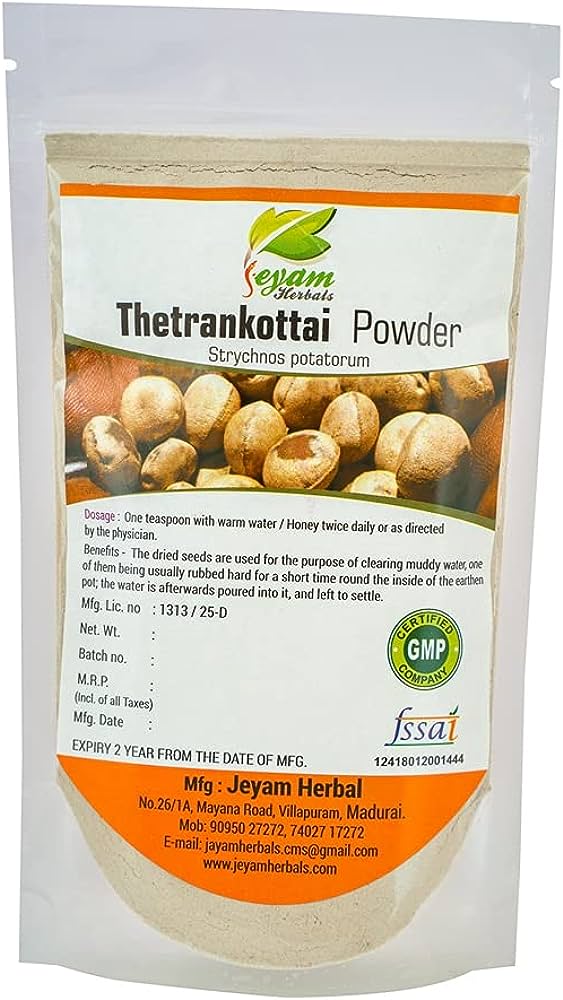 Jeyam Herbals  Thetran Kottai Powder