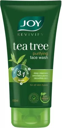 Joy Revivify Tea Tree Purifying Clear Skin 3 in 1 Face Wash