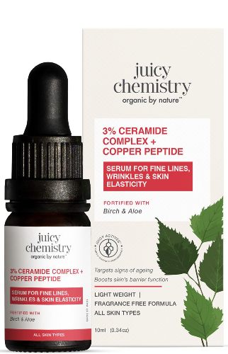 Juicy Chemistry 3% Ceramide Complex + Copper Peptide Face Serum
