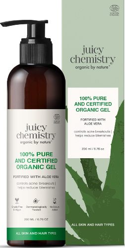 Juicy Chemistry Pure and Certified Organic Gel Fortified with Aloe Vera