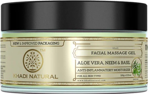 Khadi Natural Alovera Neem and Basil Face Massage Gel