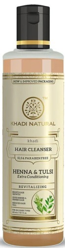 Khadi Natural Heena & Tulsi Extra Hair Conditioning Cleanser