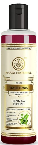 Khadi Natural Henna Thyme Hair Tonic