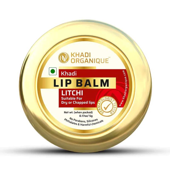 Khadi Organique Litchi Lip Balm 