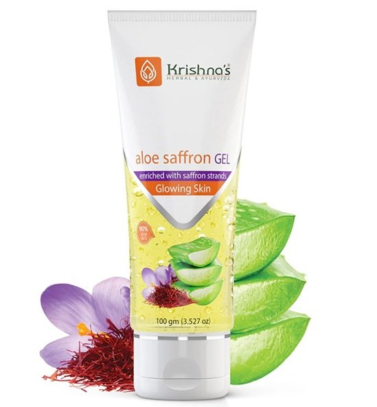 Krishna's Aloe Saffron Gel