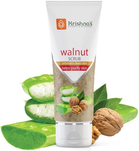 Krishna's Aloevera Walnut Scrub 