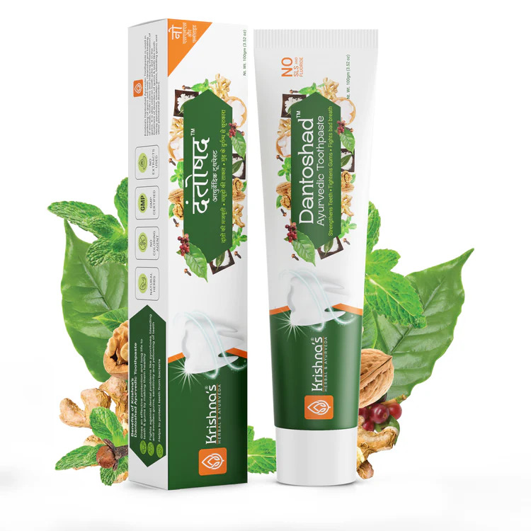 Krishna's Dantoshad Ayurvedic Toothpaste