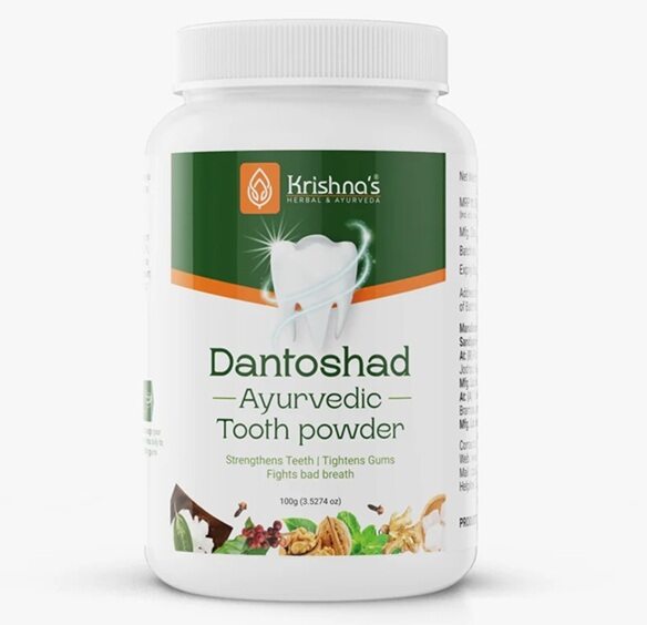 Krishna's Dantoshad – Ayurvedic Tooth Powder