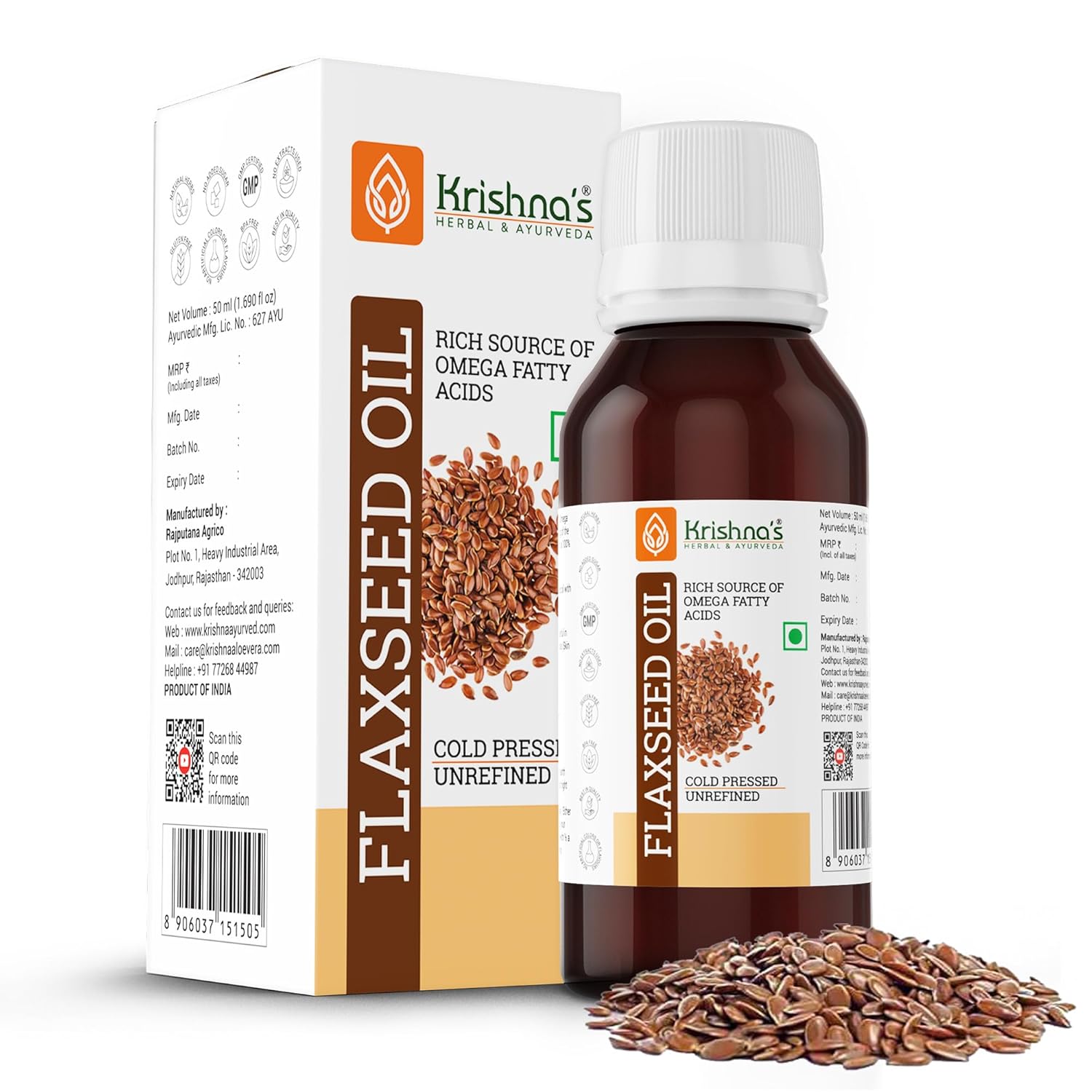 Krishna's Flax Seed Oil