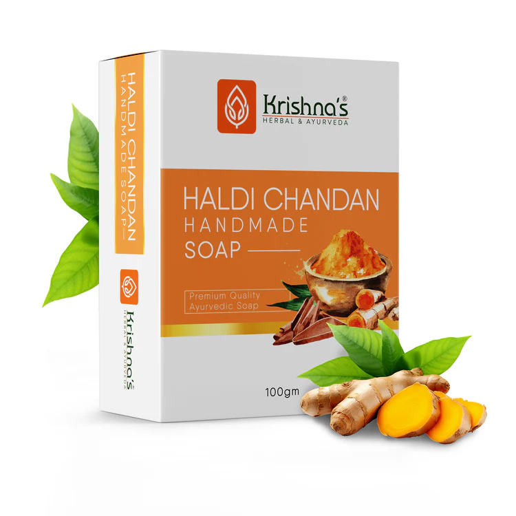 Krishna's Haldi Chandan Handmade Soap