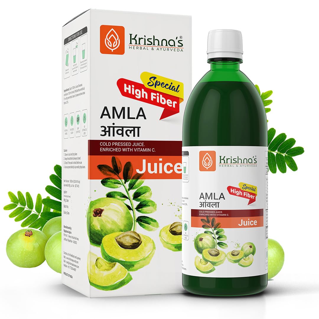 Krishna's Premium Amla High Fiber Juice