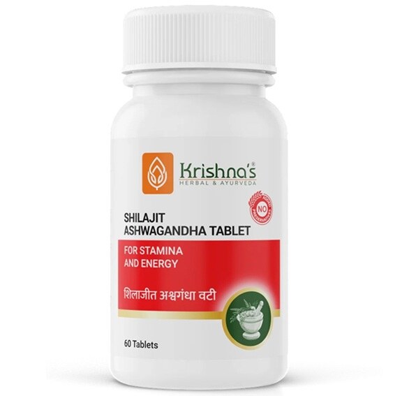 Krishna's Shilajit Ashwagandha Tablet