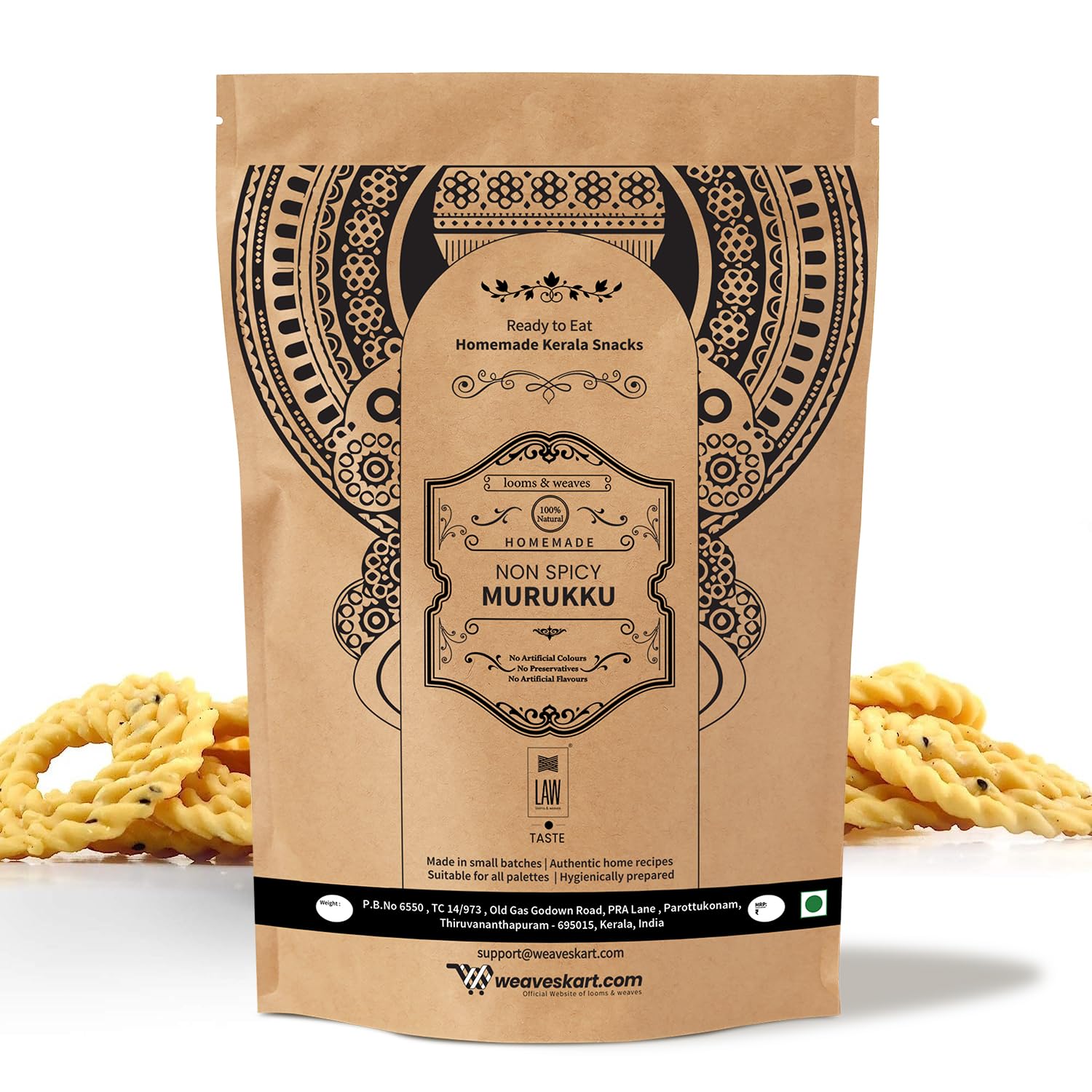 Looms and Weaves Round Murukku Non Spicy