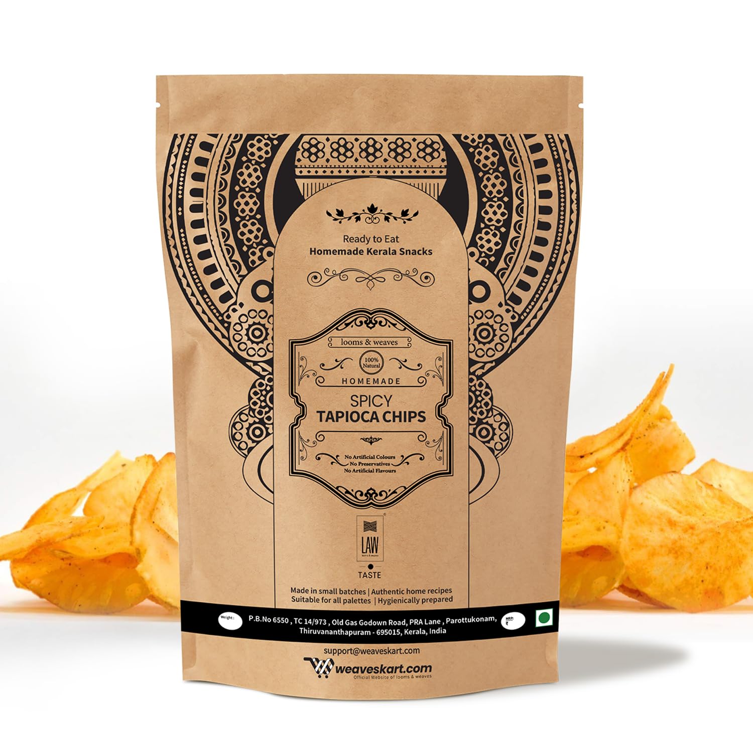 Looms and Weaves Spicy Kappa Tapioca Chips
