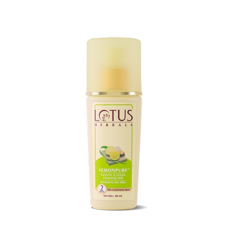Lotus Herbals Lemonpure Turmeric and Lemon Cleansing Milk