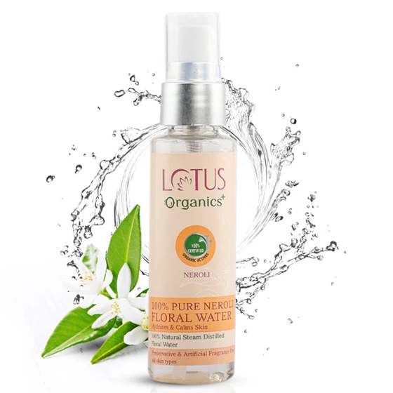 Lotus Herbals Organics+ 100% Pure Neroli Floral Water
