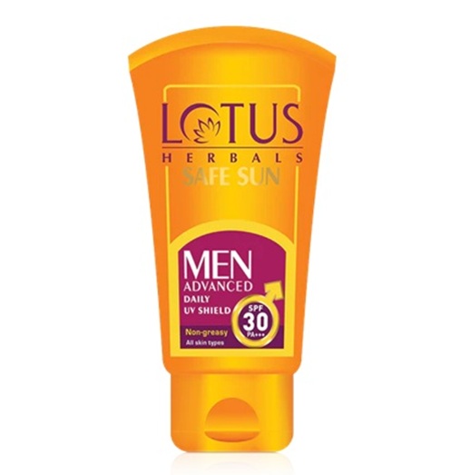 Lotus Herbals Safe Sun Advanced Men Daily UV Shield SPF 30
