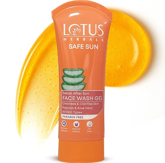 Lotus Herbals  Safe Sun DeTAN Face Wash Gel