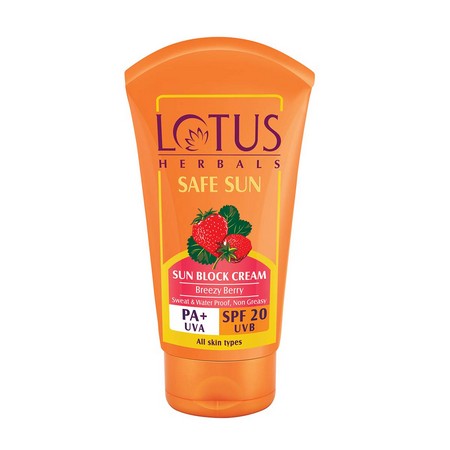 Lotus Herbals Safe Sun Sun Block Cream SPF 20