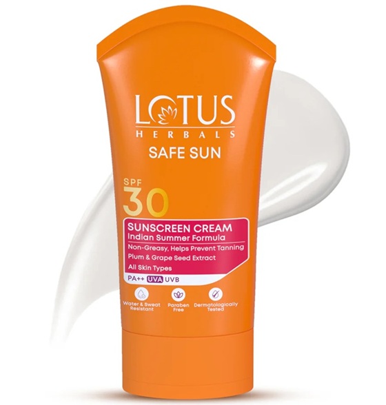 Lotus Herbals Safe Sun Sunscreen Cream SPF 30 PA