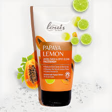 Louis Herbals Papaya Lemon Antiblemish & Spot Clear Face Wash