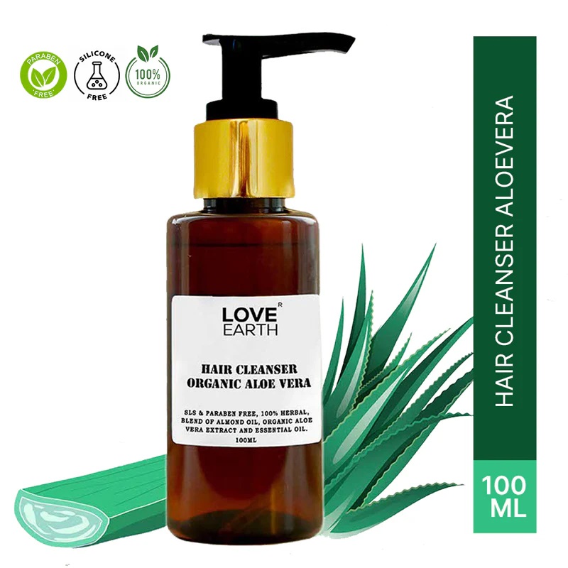Love Earth Hair Cleanser Organic Aloe Vera