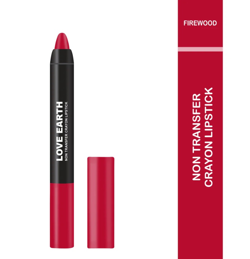 Love Earth Non Transfer Crayon Lipstick-Firewood