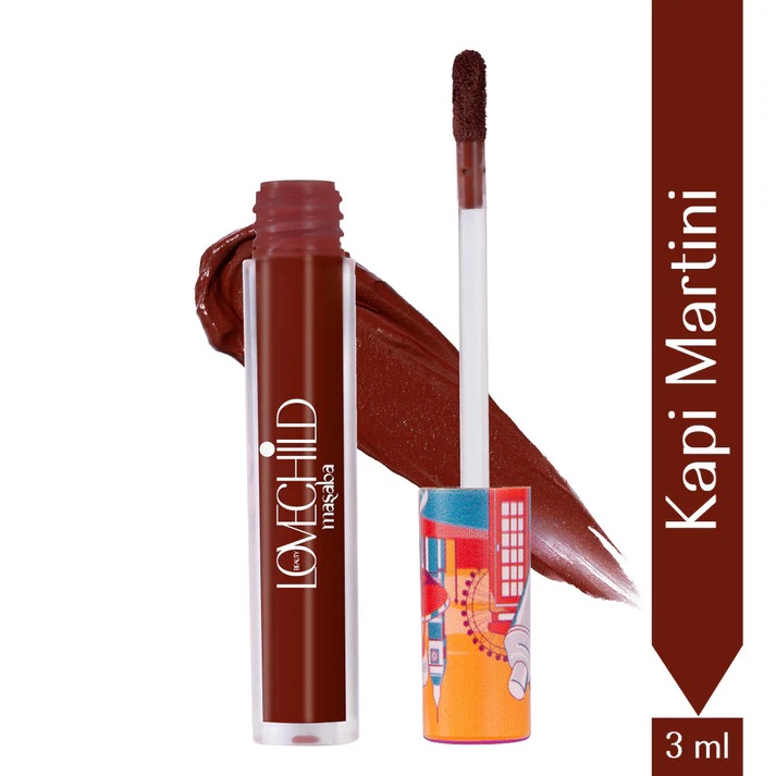 Lovechild Masaba Kapi Martini- Mamma mia Lush-Matte Lip Creme (Brown)