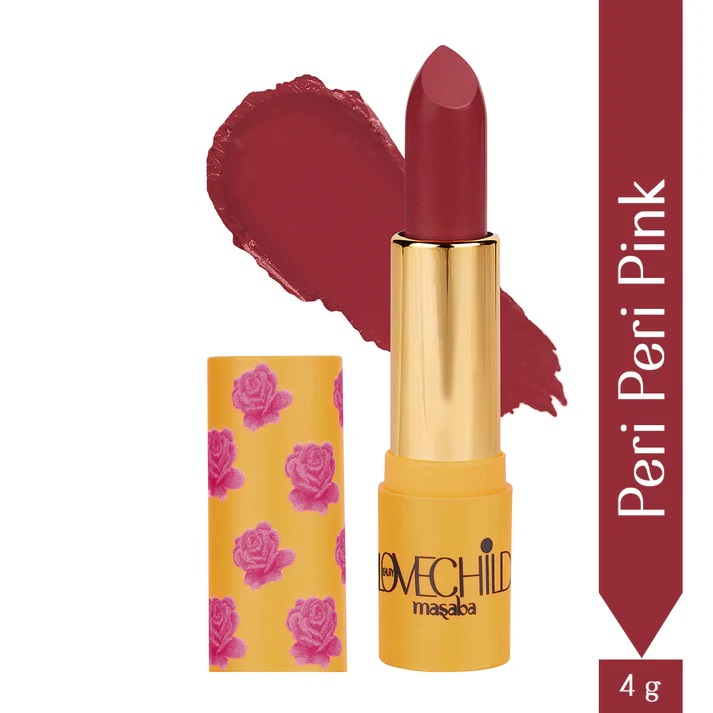 Lovechild Masaba Peri Peri Pink- Rani Core Luxe Matte Lipstick (Warm Pink)