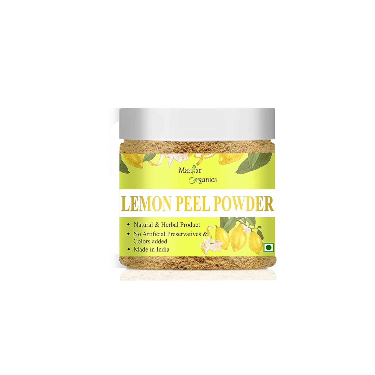 Manhar Organics Lemon Peel Powder