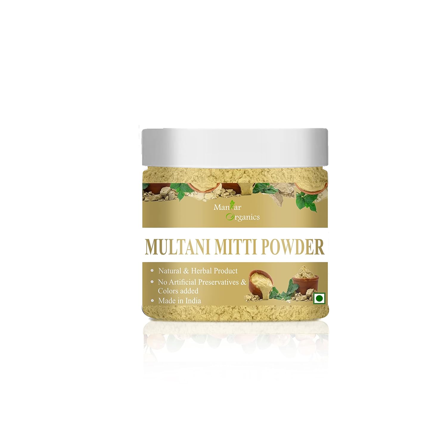 Manhar Organics Natural Multani Mitti Powder