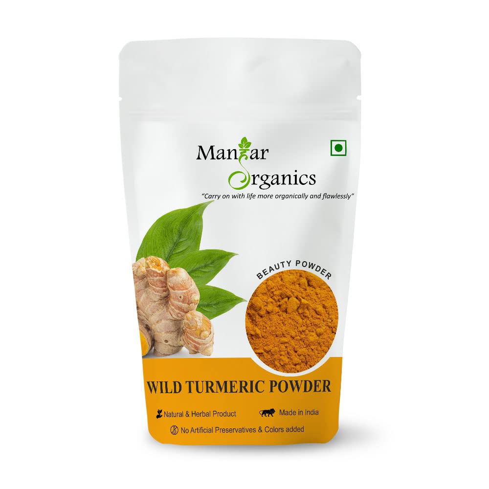 Manhar Organics Organic Wild Turmeric