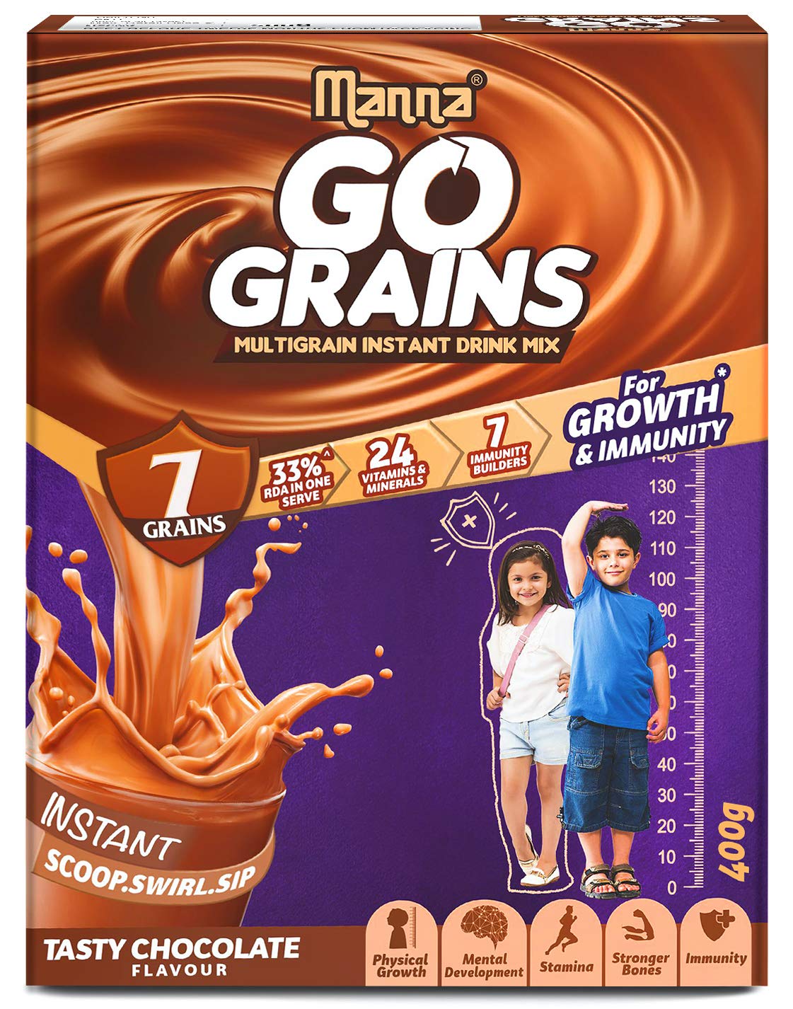 Manna Go Grains Chocolate Flavour