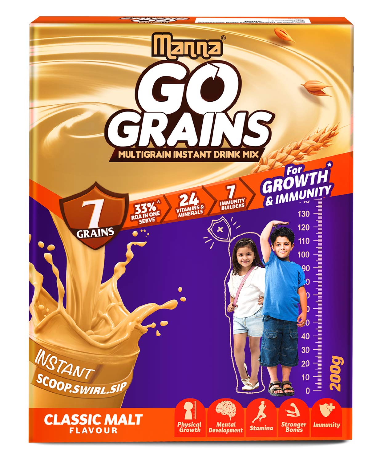 Manna Go Grains Classic Malt Flavour