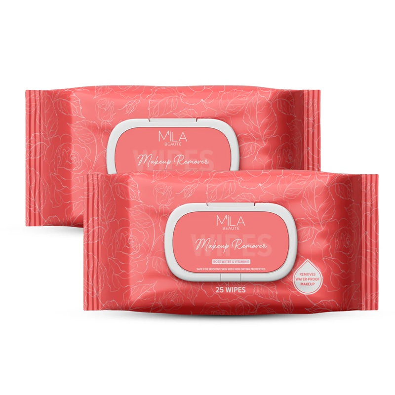 Mila Beaute Makeup Remover Wipes Pack 2