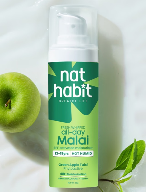 Nat Habit All-Day Face Malai - 13-19Yrs - Hot Humid Weather