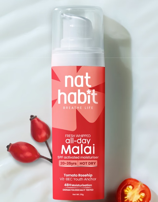Nat Habit All-Day Face Malai - 20-35Yrs - Hot Dry Weather