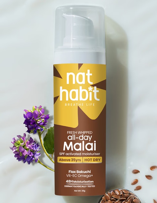 Nat Habit All-Day Face Malai - Above 35Yrs - Hot Dry Weather